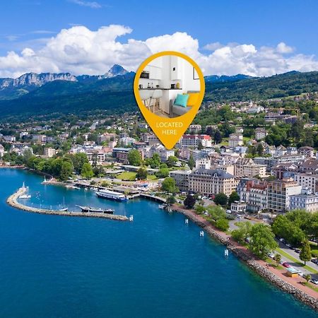 Apt rénové à 2 min à pied du lac - Wifi gratuit Évian-les-Bains Exterior foto